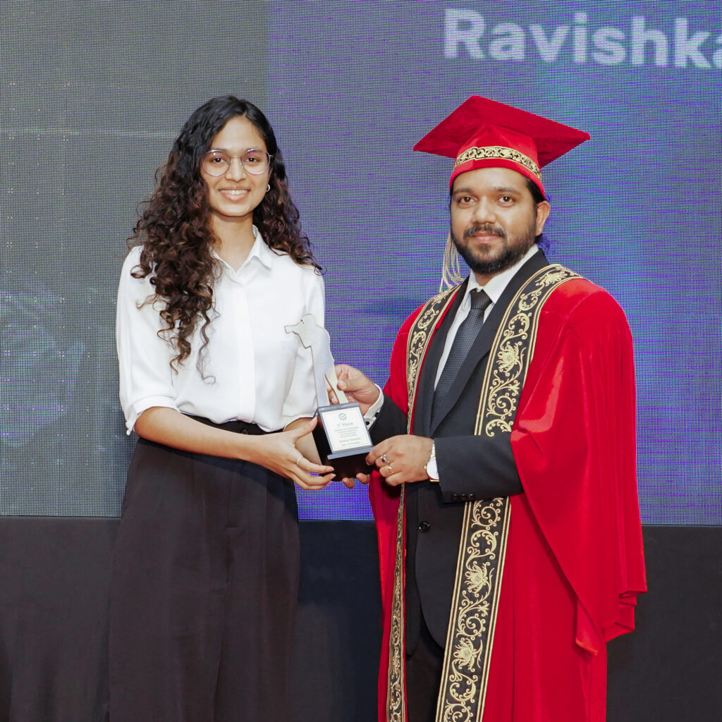 Award recipient at a previous Alpha 8 ceremony
